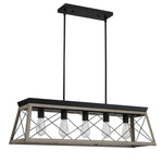 Revtronic 50315 5-light Rectangular Pedant Light