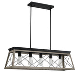 Revtronic 50315 5-light Rectangular Pedant Light