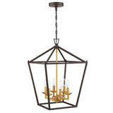 Revtronic 50336SG/BK 6-Light Pendant Light